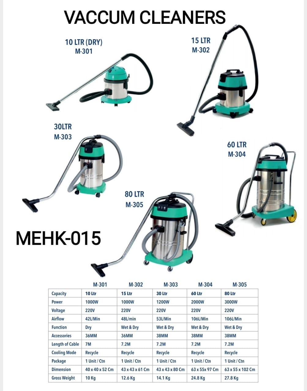 VACCUME CLEANERS